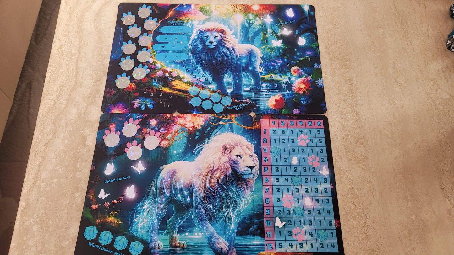 Mystical Lion Klappkarten