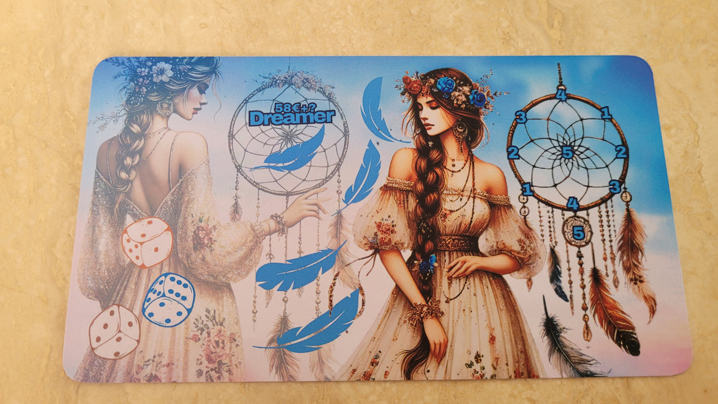 Dreamcatcher Klappkarte, Challenges und Trennblatt