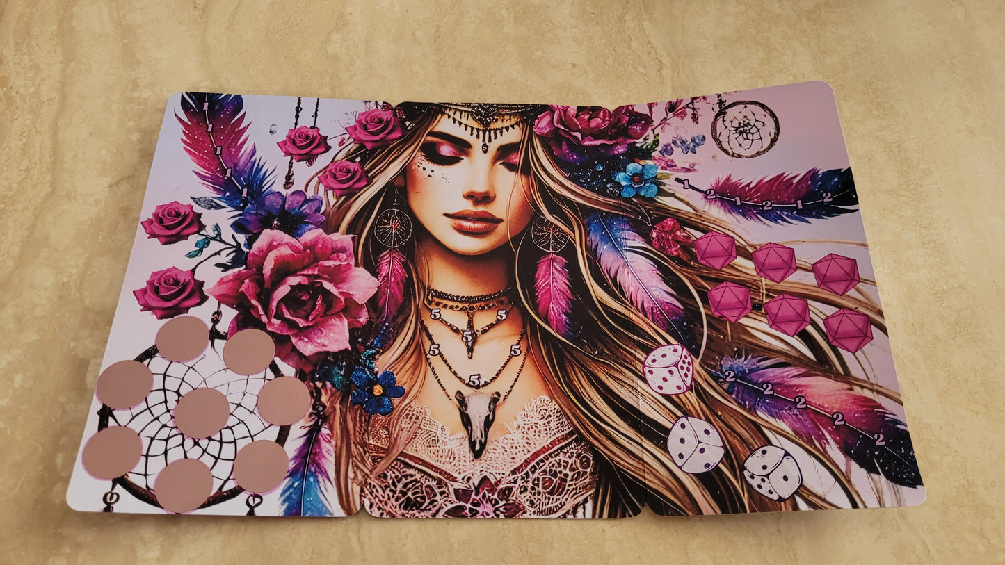 Dreamcatcher Klappkarte, Challenges und Trennblatt