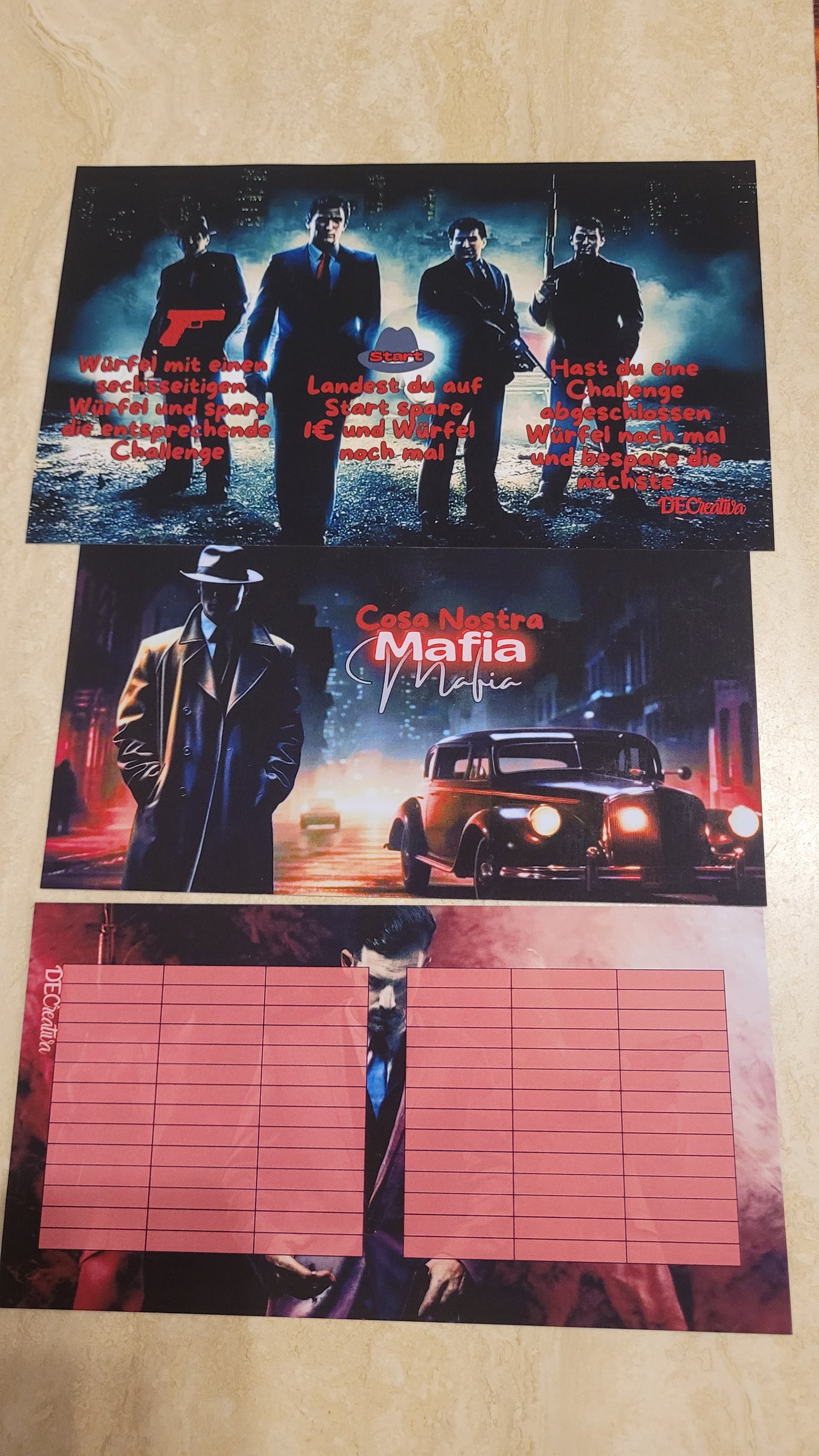 Sparspiel, Cosa Nostra Mafia