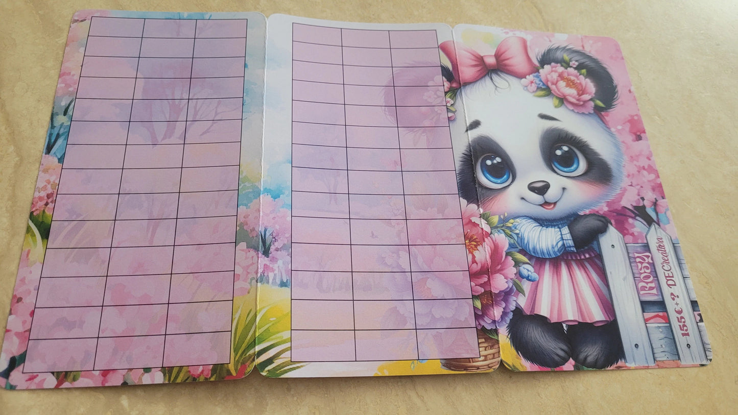 Cute Pandas Klappkarten