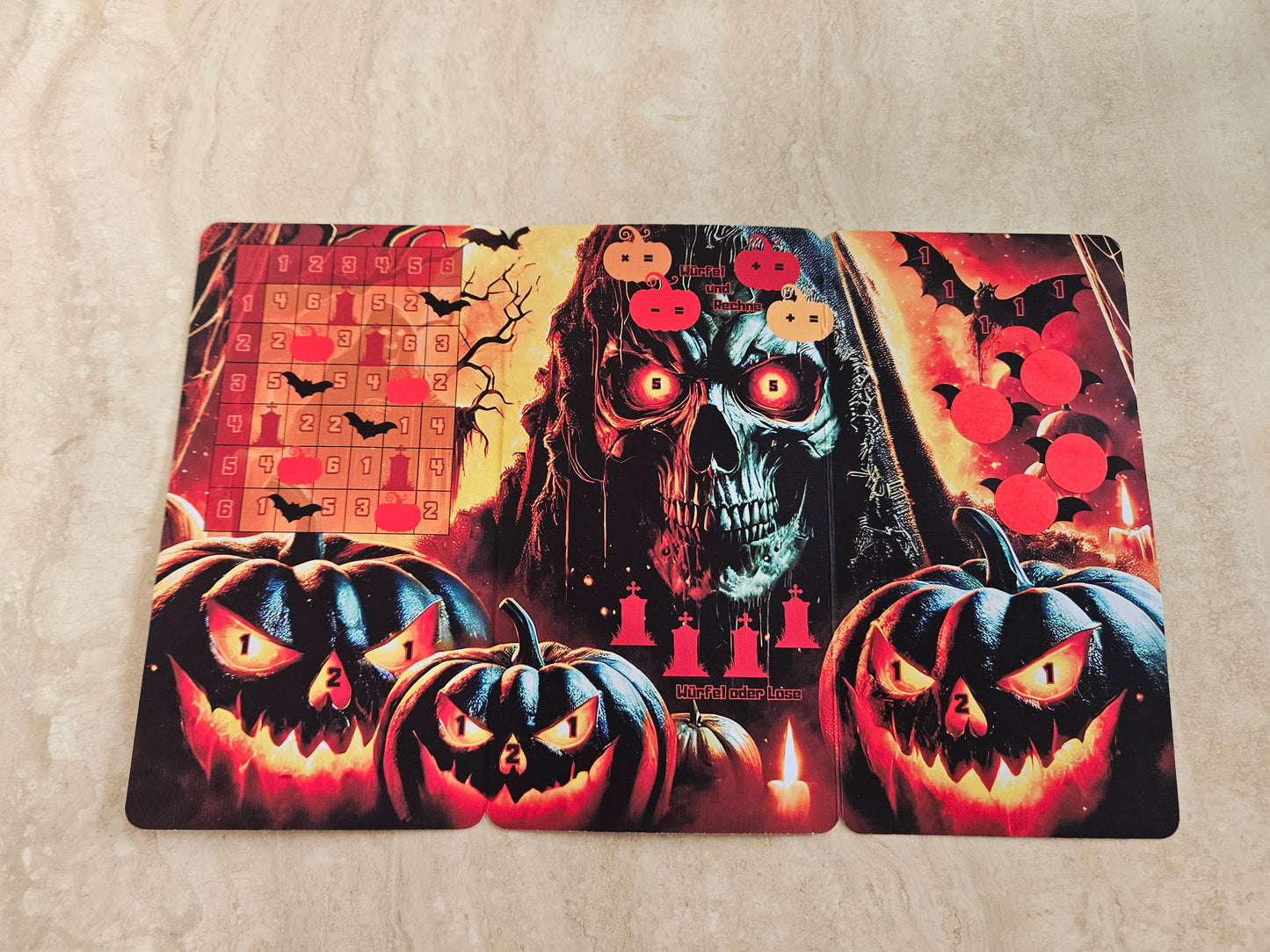 Halloween DarkSide Klappkarten