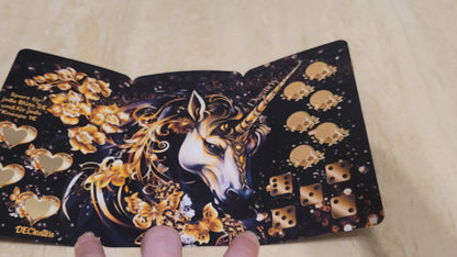 Dark Unicorn Klappkarte und Challenges