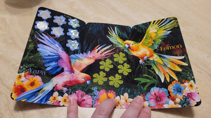 Colorful Birds Klappkarte und Challenges