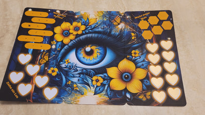 Colorful Eyes Klappkarte