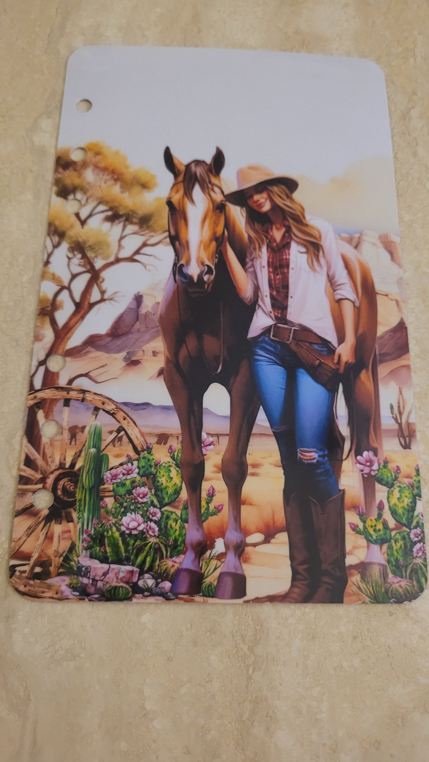 WildWest Klappkarte, Challenges und Trennblatt