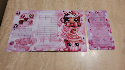 Coffe and Cupcake in Love Klappkarte