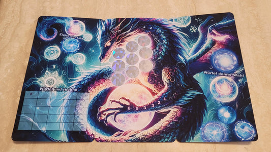 Blue Dragon Klappkarte