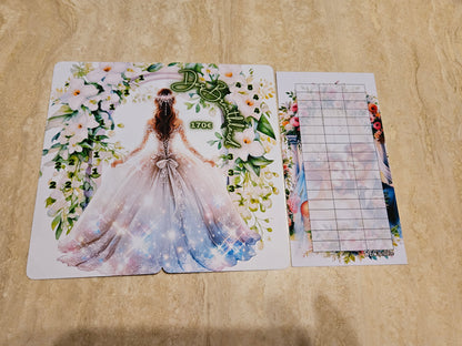 Hochzeit Bingo Klappkarten Set