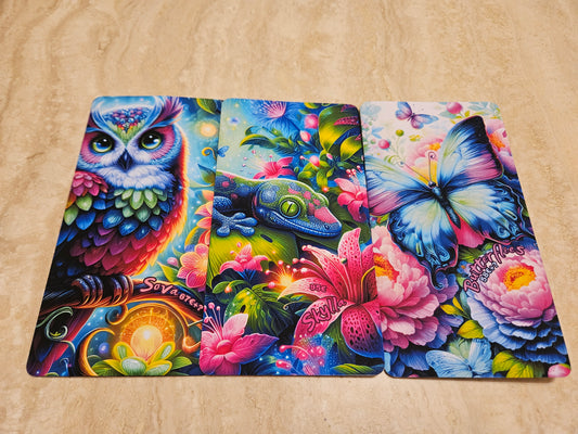 Colorful Animals 2er Klappkarten
