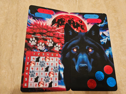 Wolf 2er Klappkarten