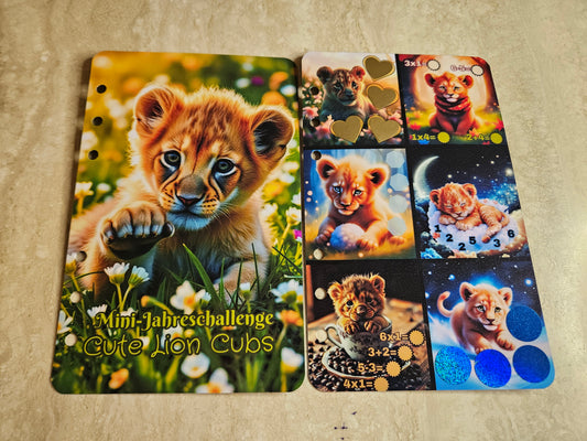 Cute Lion Cubs - Mini Jahreschallenge